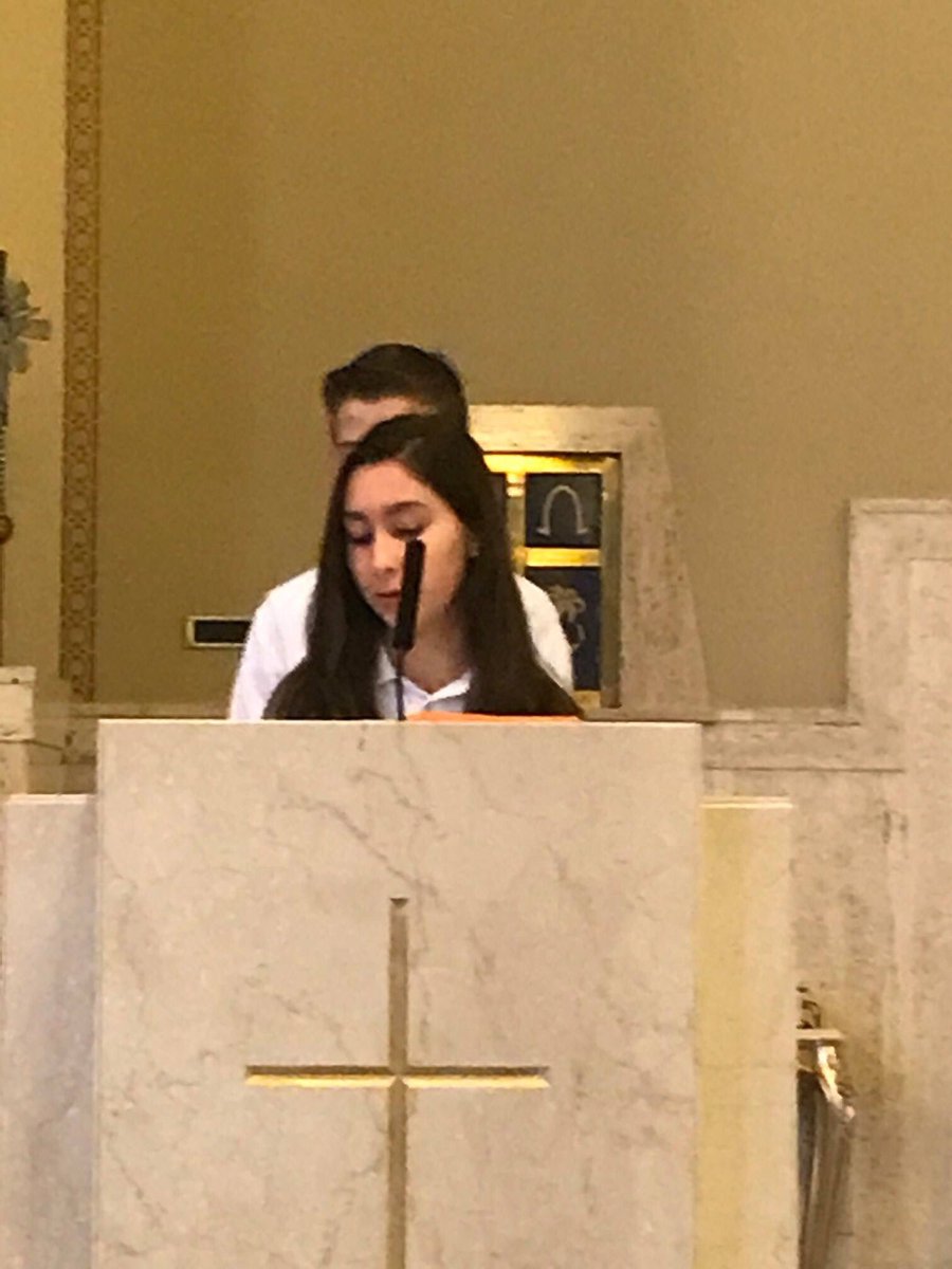 stjosepheagles's tweet photo. Our middle school students did a great job serving as lectors, cantors, and gift bearers at 10am mass this weekend.  We are grateful for the support and partnership with our church and parishioners. https://t.co/0NkYo6bmDB