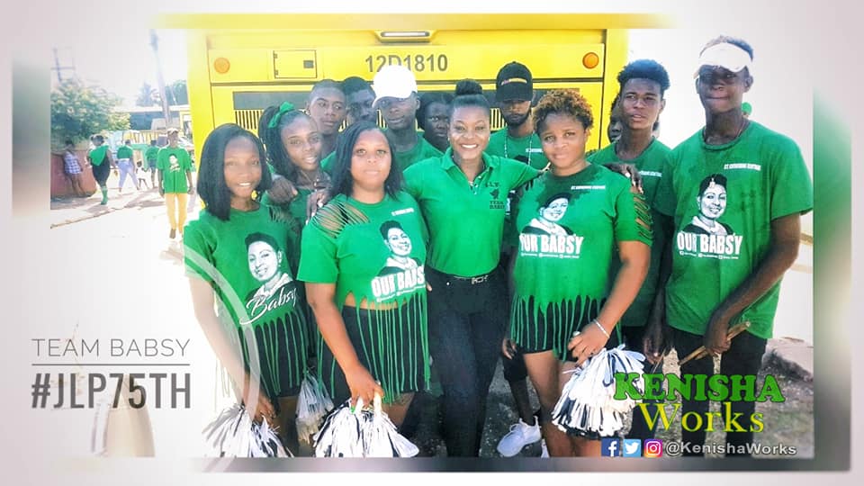 lloydkerr32's tweet photo. Jamaica Labour Party Councilor for the Spanish Town Division/ Central  St. Catherine Kenisha Allen-Gordon and her team at the Jamaica labour Party  annual Conference and 75th anniversary!
 #JLP75th https://t.co/wTSoW242Ey