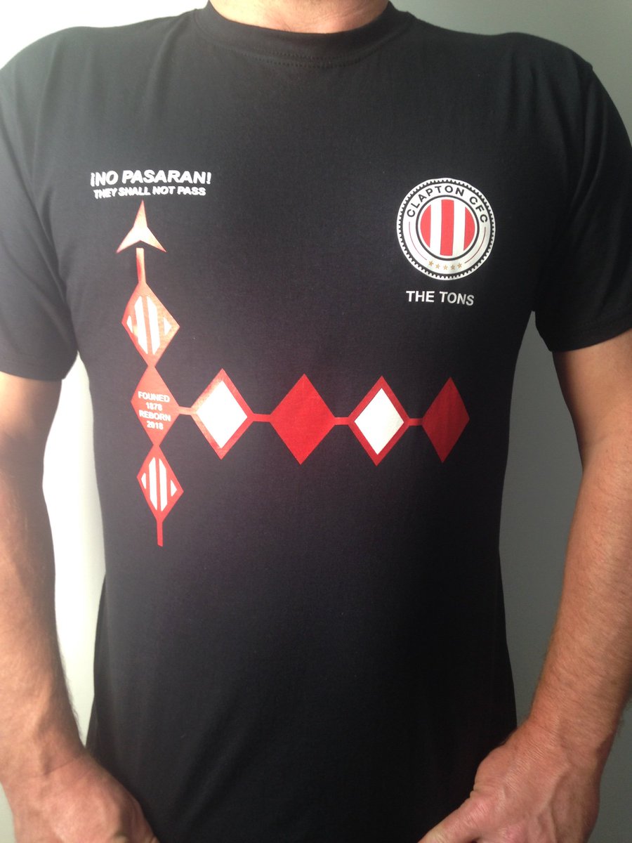 claptonfc's tweet photo. @MiksRX No pasaran t shirts for sale on eBay https://t.co/T1Gkap7CSJ