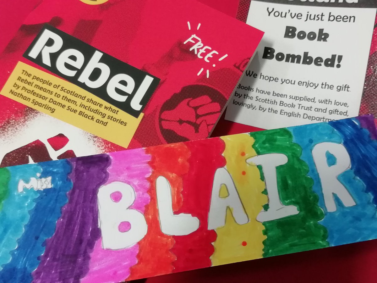 Loved my Book Bombed package today, including the handmade book mark. Thank you 😊 #BroughtonBookBuzz #BookWeekScotland