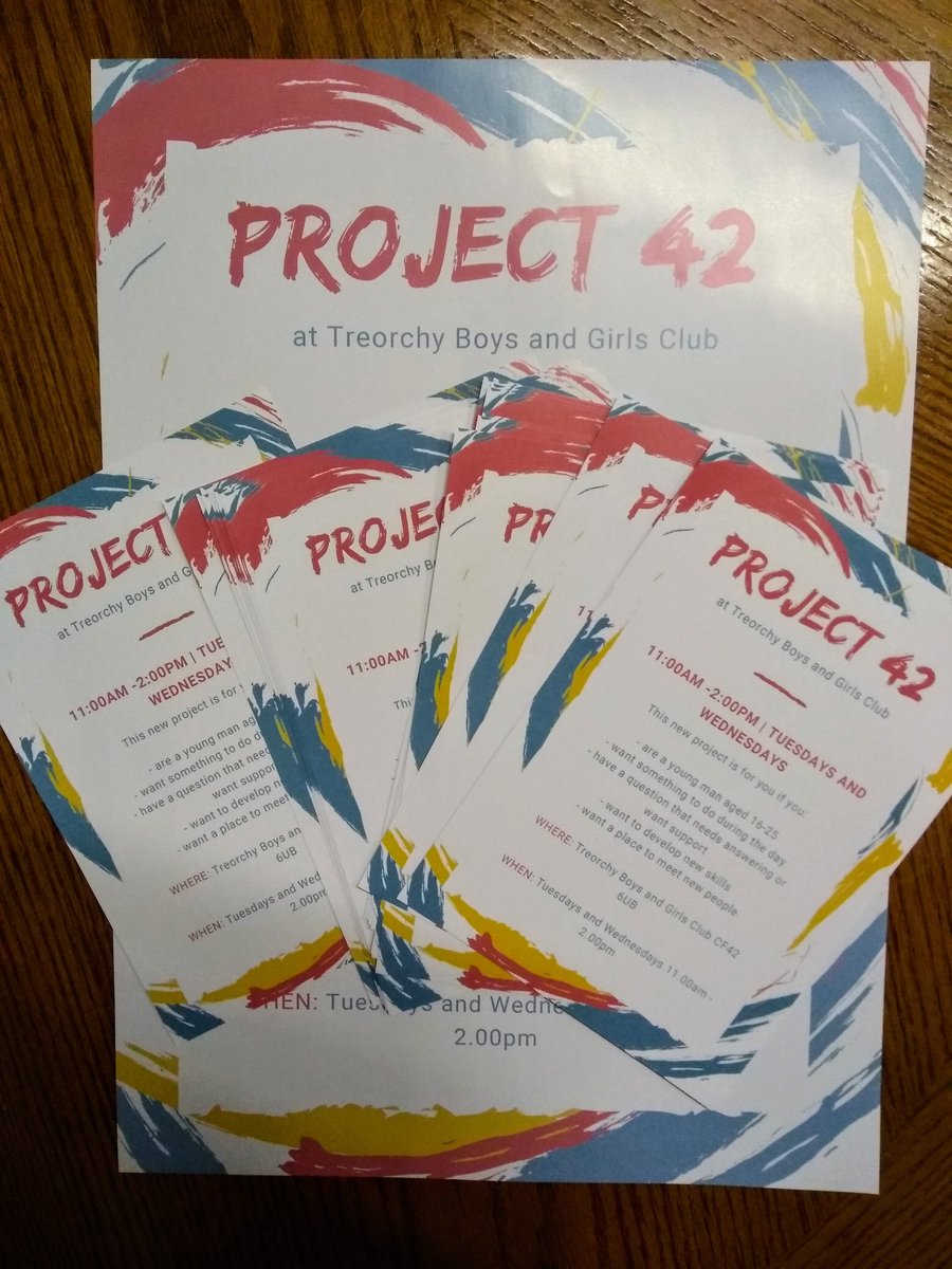 Just been out and about in Treorchy talking to young people aged 16 to 25 about our project! Come and see us tomorrow from 11am at <a href="/Treorchy_BGC/">Treorchy Boys Club</a> and have a chat and a cuppa with a youth worker as well as use the fantastic facilities! #YouthWork #youthworkwales
