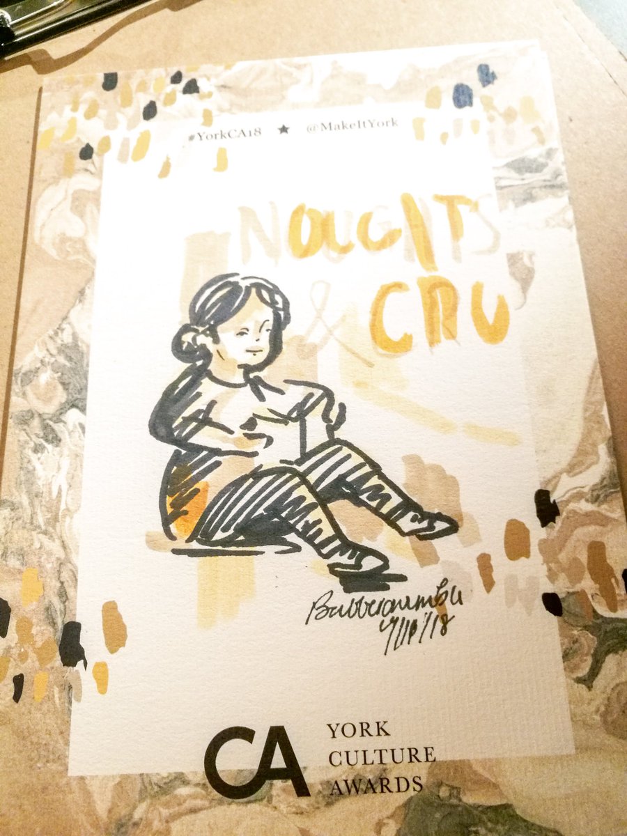 Buttercrumble's tweet photo. We loved the performance from Noughts &amp; Crosses (@YorkTheatre) for @MakeItYork's #YAC18. ✨ It's been an evening of celebration and entertainment. ✨ https://t.co/HBCsdp7WIa