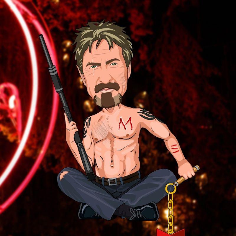 HitTheCrypto1's tweet photo. Just imagine:
🔸Bitcoin hasn't grown to $ 500k so
🔸McAfee had to eat not only his own penis but also to bite off penises of his enemies🐛
🔸Crazy superpower, ha? 💥

#hitTheCrypto #blockchain #games #cyberpunk #cryptocurrency #cryptokitties #ethereum #bitcoin #gamedev #unity https://t.co/BFnBwn2HuT