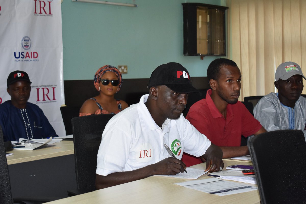 BamangaOfficial's tweet photo. IRI Adamawa state trained us(Young Political Party Leaders Academy) on how to mitigate and resolve conflicts in political parties.
#ResponsiveGovernanceNG
#TrainedToLeadNG #TrainedToTransformNG
#NoBarriersNG
@IRIglobal
@IRI_Africa
@queen_of_dnorth
@sentellbarnes
@DCTwining https://t.co/tlt2fEYhGI