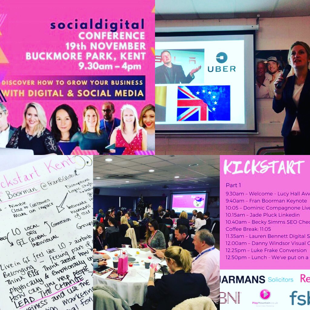 FranBGlobal's tweet photo. Great event at #KickstartDigital today. Lovely meeting so many great people. To hear more about the #LOGICshift the #TedTalk is available at https://t.co/4ih4Q82qsM
Really well organised Lucy and team https://t.co/sacmsxMXDB