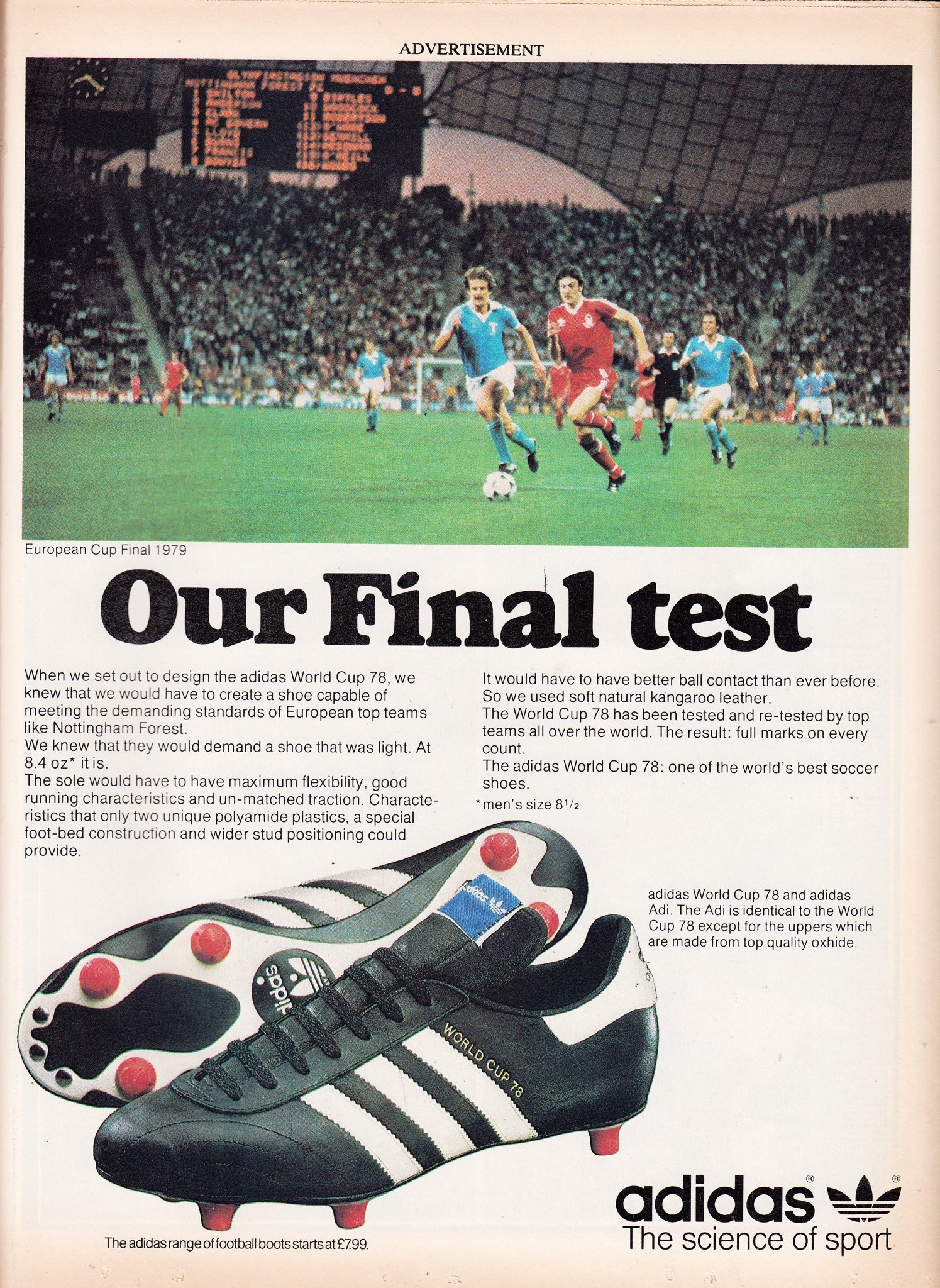 When Better Twitter: "The @adidas World Cup 78 boot / Twitter