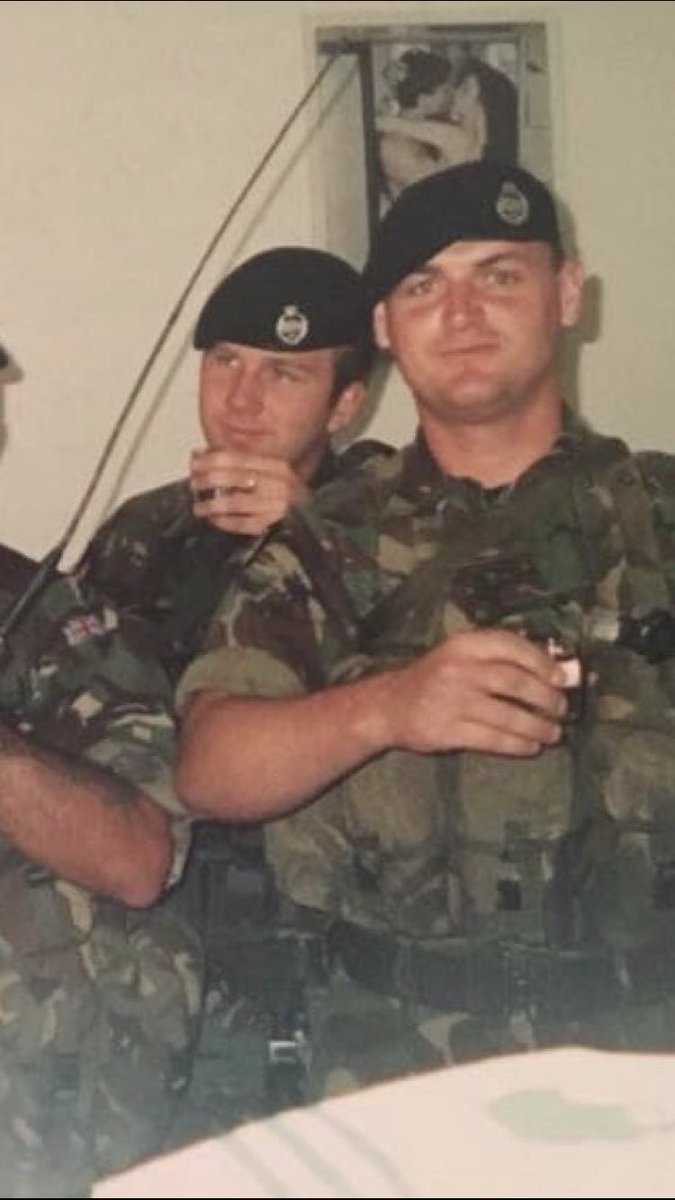 steveelliott31's tweet photo. Look at us Oz!!!! Kosovo Tour .. 2001 I think? Or 02?? Drinking their local shot!! Great tour! #memories #2rtr @RobSullivan77 https://t.co/g51izZFzGt
