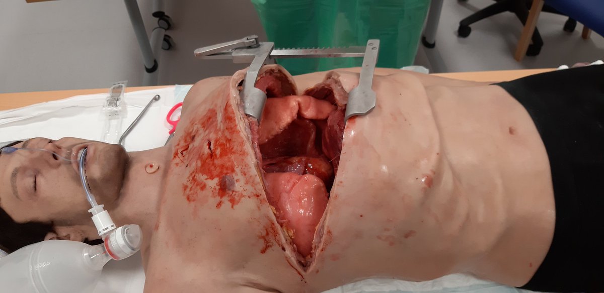 danielle_vidler's tweet photo. Look what @EshtResus and I got to play with today at @ESHTNHS! Thanks to @Prometheusmed 
#SimTraining #LooksSoReal #TCA #ClamShellThoracotomy https://t.co/W3ym0UiiLc
