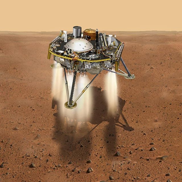VisataSpace's tweet photo. NASA's InSight mars lander touches downn 1 week from today. The InSight mission will study the early evolution of terrestrial planets.
Watch landing live &amp; learn more: https://t.co/6eMrkgC7oc https://t.co/pQUXZMvI2l https://t.co/ojOFZJYdTo