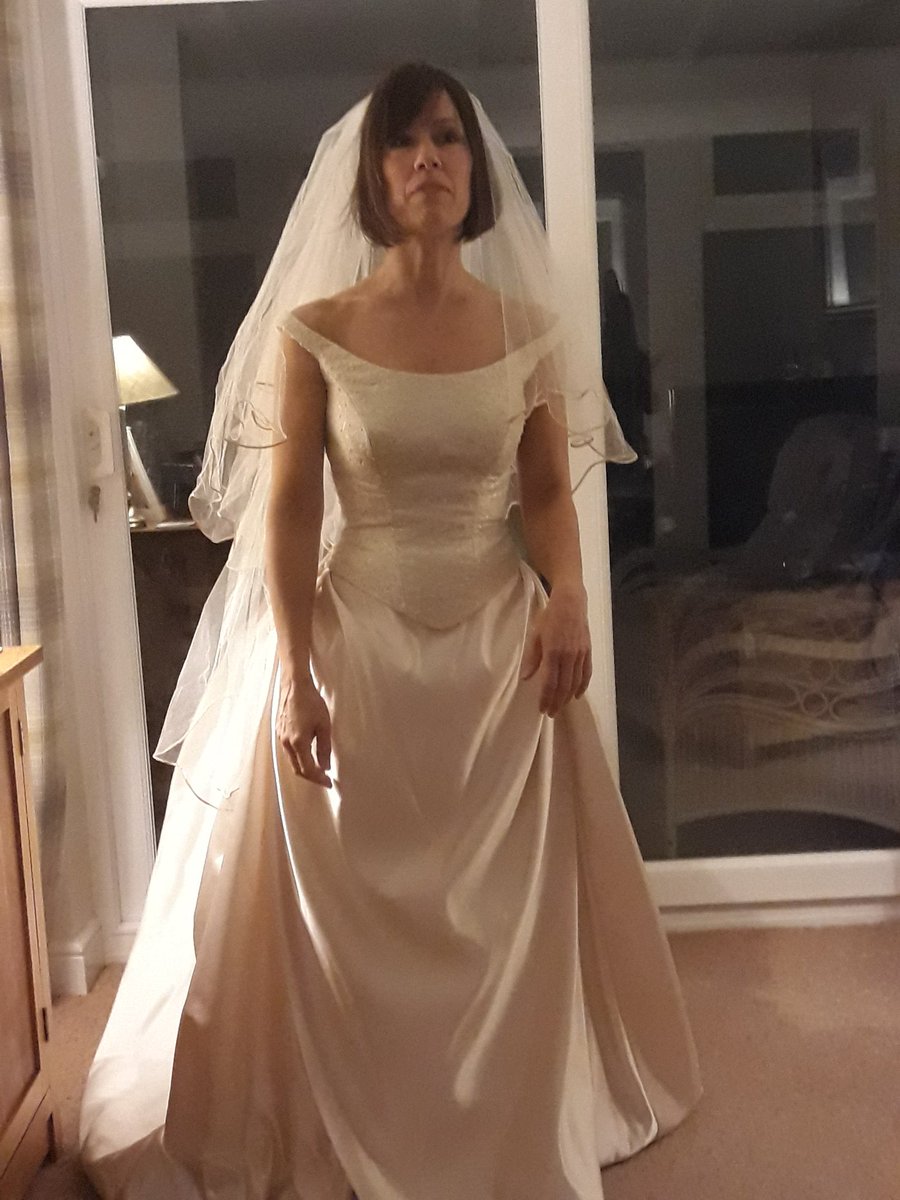 phildeeley77's tweet photo. 17 and half years later she still fits in her wedding dress #happywife #stilllooksamazing https://t.co/Tl22sQv4Uy