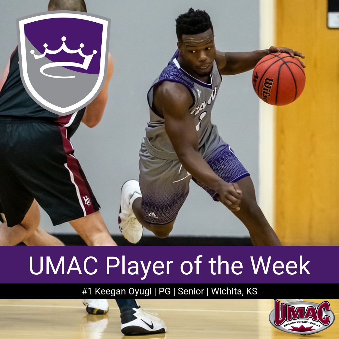 CrownCollegeMBB's tweet photo. Congrats to @Keego_FMO for earning @umacathletics player of the week honors! #CrownHoops 👑🏀 https://t.co/pORpOOZp48