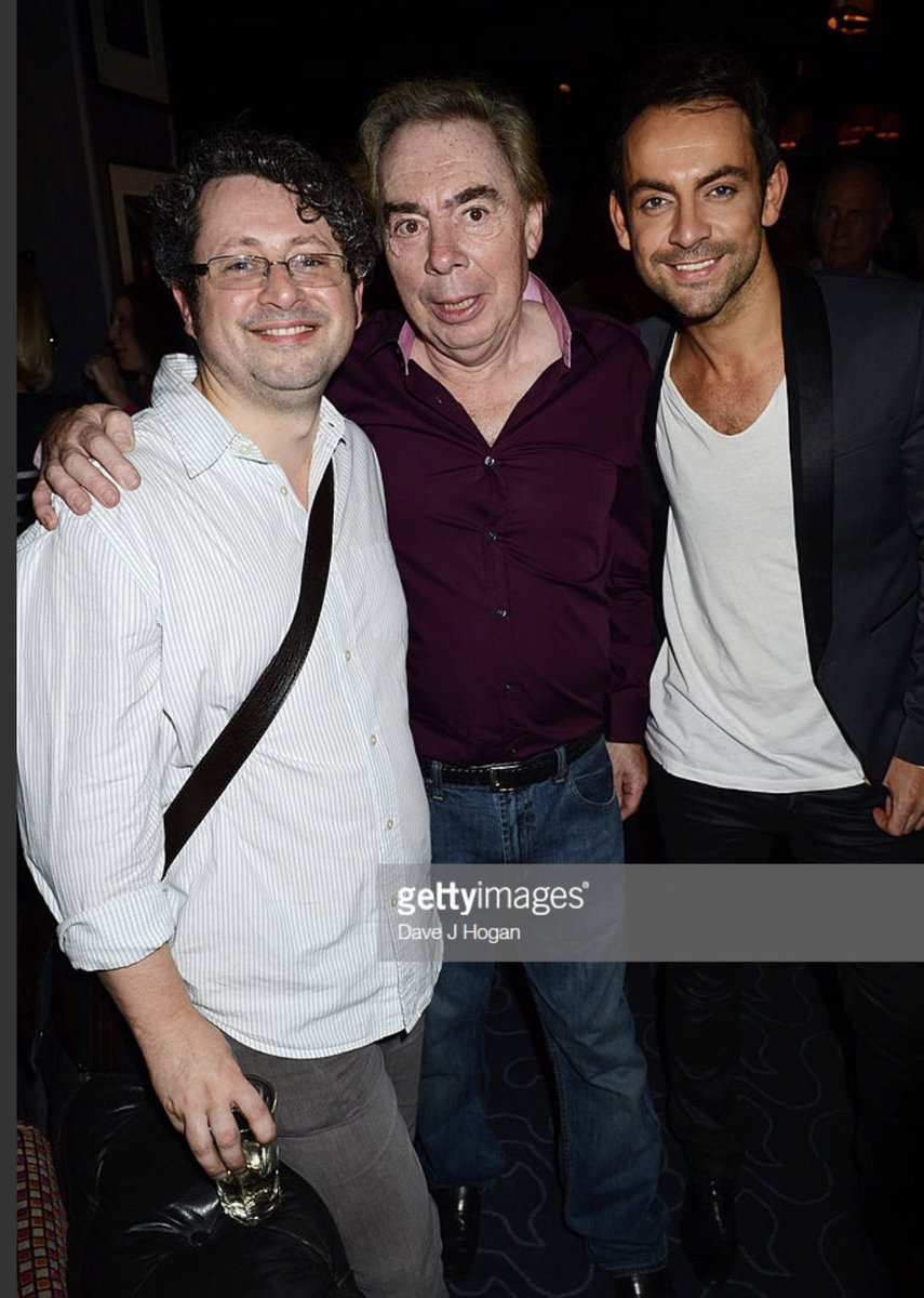 BenForsterBase's tweet photo. Wonderful to know that these three brilliant men are collaborating again! Rehearsals for #Unmasked are underway! Today’s #ForsterFlashback takes us back to 21/9/12 when @thebenforster, @LaurenceConnor1 &amp; @OfficialALW celebrated Press Night of @JCSTheMusical Photo: Dave J Hogan https://t.co/Ix99yz6kWC