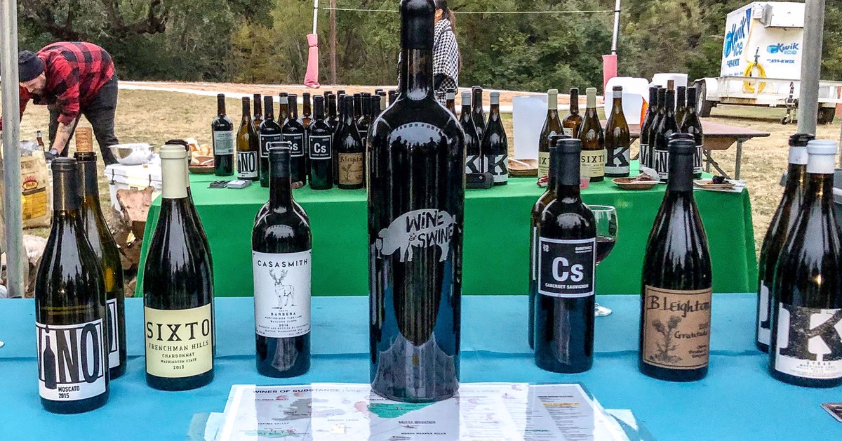 Yesterday we WON best wine at <a href="/ATXFoodWineAlly/">Austin Food & Wine Alliance</a> 8th annual Wine &amp; Swine event.

Congratulations to <a href="/OlamaieAustin/">Olamaie</a> for the winning pig dish!

Big thank you to <a href="/Wa_State_Wine/">Washington Wine</a> <a href="/TwinLiquors/">Twin Liquors</a> <a href="/mariamparker_/">Mariam Parker</a> <a href="/giantnoise/">Giant Noise</a>