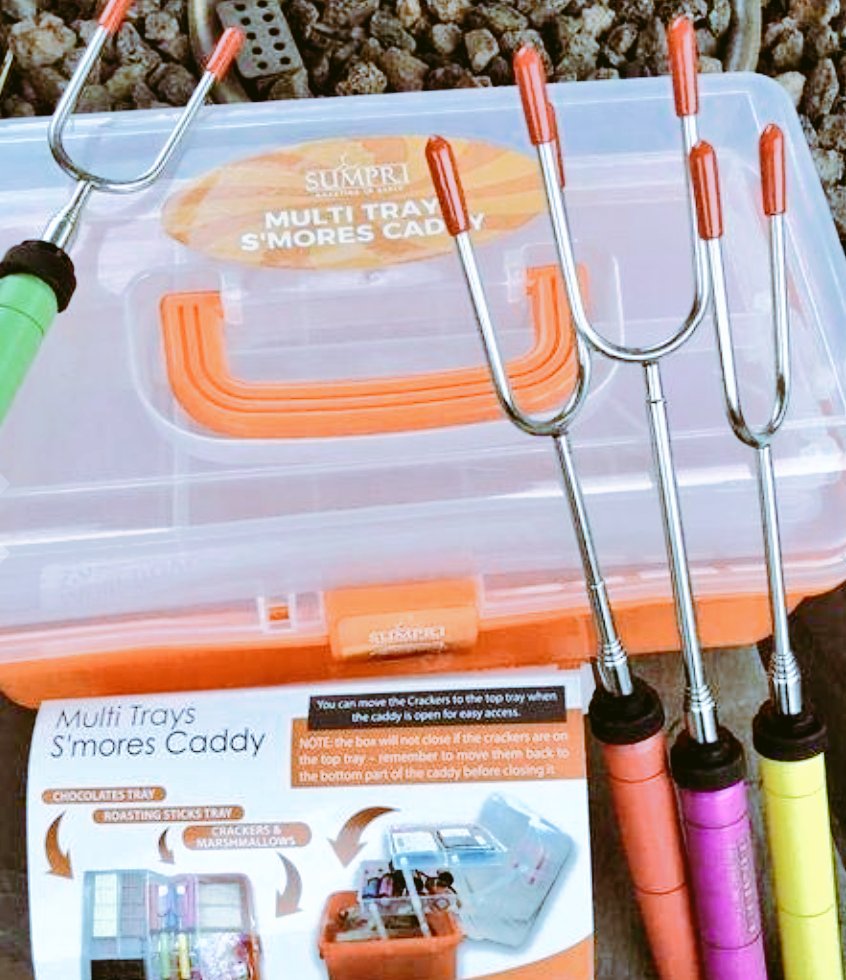 SantaAdvisor's tweet photo. Great caddy! All our goodies fit in and it made it so easy to carry everything in one place then seperately ⭐⭐⭐⭐⭐
#sumpri #smorescaddy #marshmallowsticks #roastingsticks #hershey #grahamcrackers #camping #hiking #firepit #campfire #outdorrs #smoresbox
https://t.co/5z7rvnmytO https://t.co/xiCTWTDYUC
