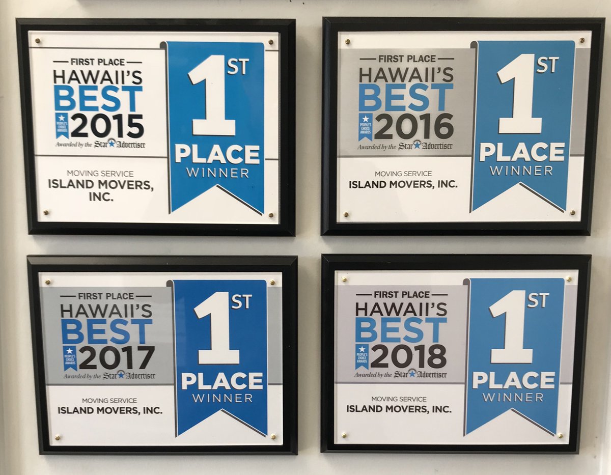 islandmovers's tweet photo. We @ #IslandMovers have been blessed w/ the support of our customers &amp; friends. These awards do not cause us to rest on our laurels. They drive us to work even harder. #MondayMotivation 💪 https://t.co/3qeZ13ILjS
