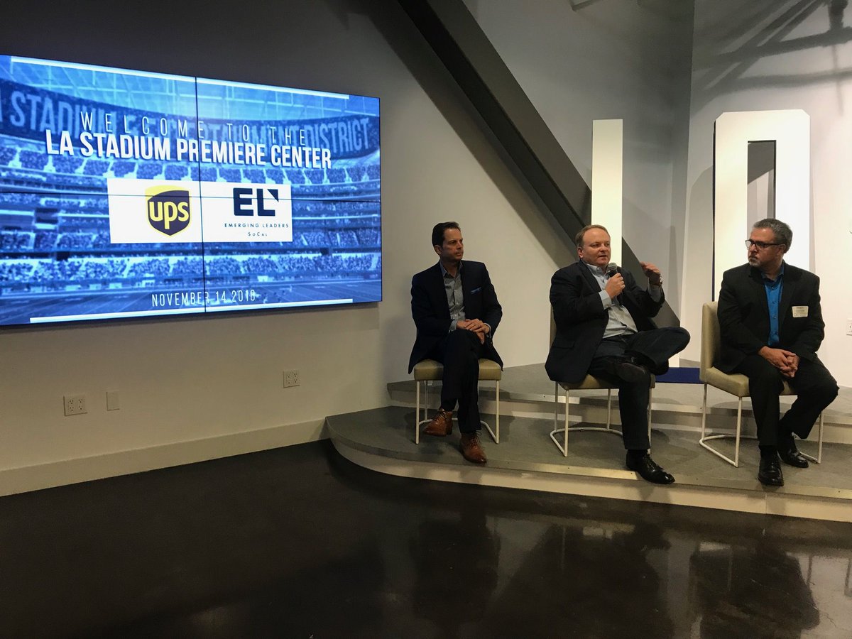 What a fantastic night of spectacular panelists! #EmergingLeaders are extremely grateful for Keith Cox, Patrick Drouillard and Efrain Inzunza 's knowledge-filled gathering. #leadership #socal