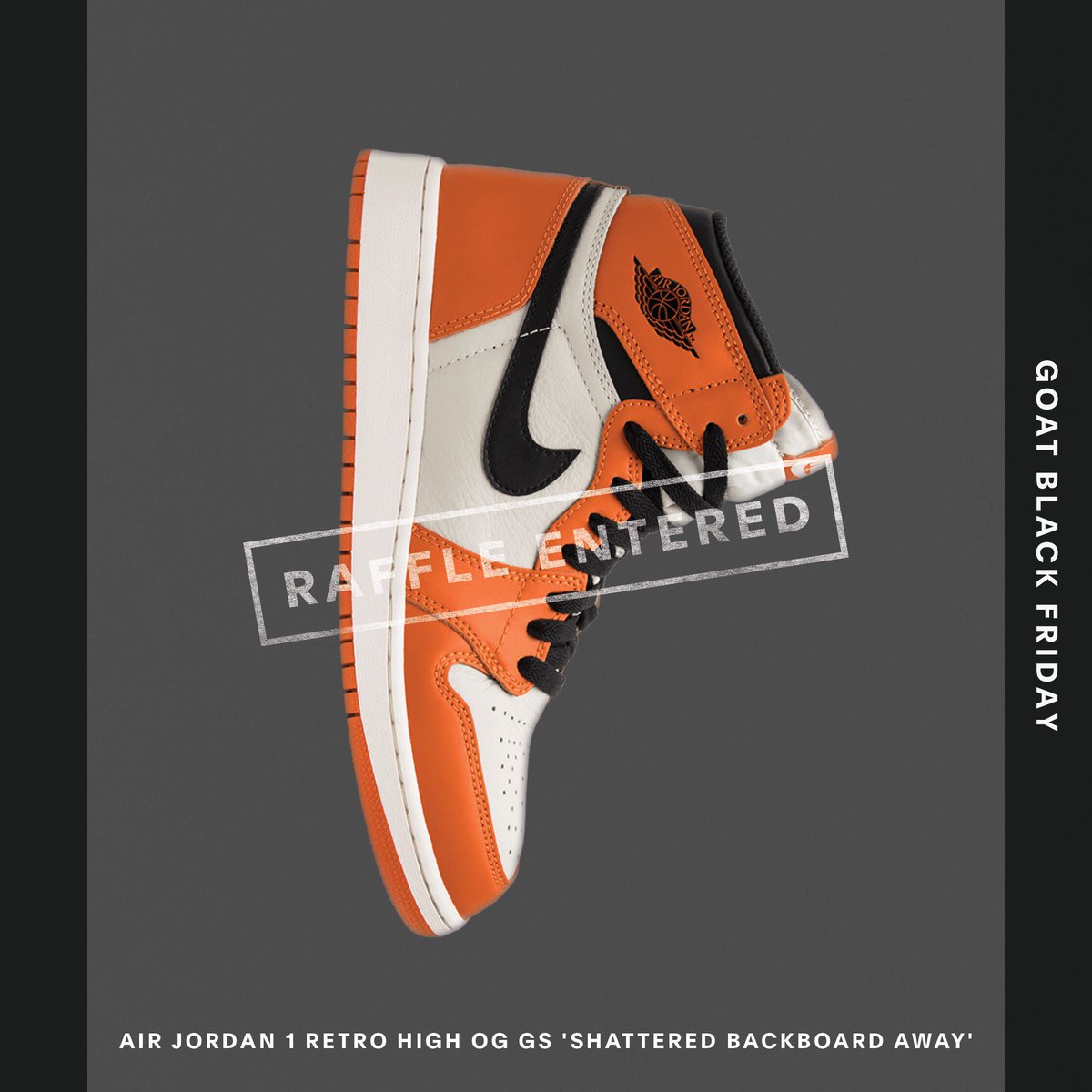 max_mearns's tweet photo. Enter the #GOATBlackFriday Raffle for your chance to win the most coveted sneakers and other prizes. @goatapp https://t.co/qJvDdgFmQA https://t.co/3bWf90ZWdP