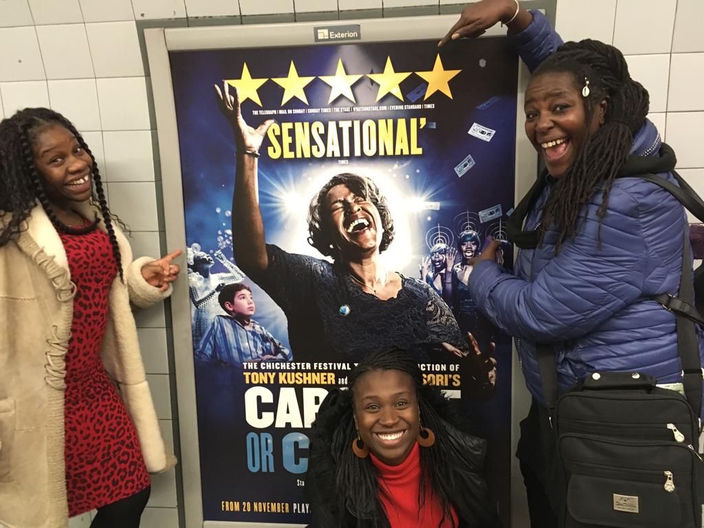 We’re midway through our dress rehearsal and it’s going brilliantly! Previews start tomorrow! Come see us! Xxx @carolinewestend @ThePlayhouseLDN #westend #sharondclarke