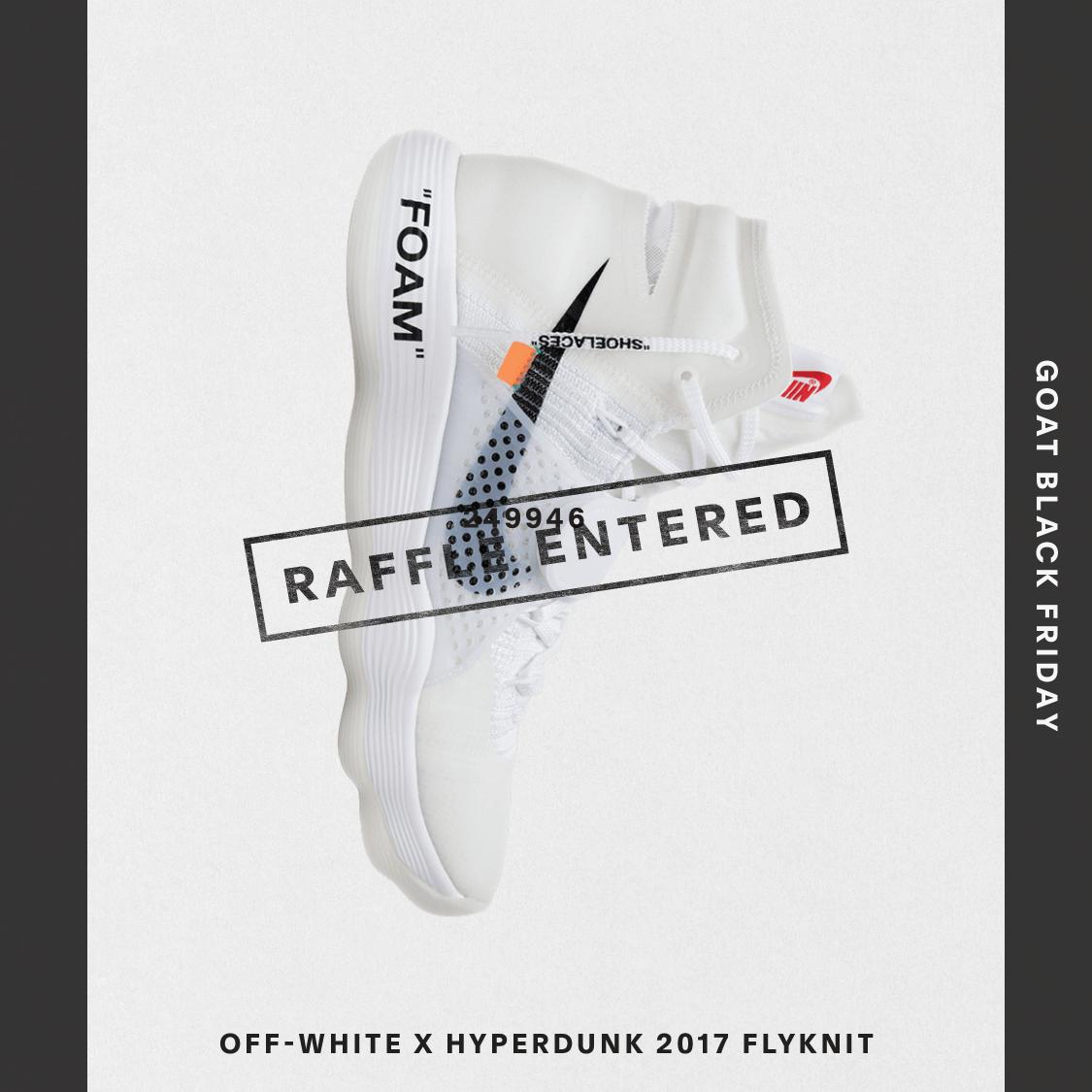 uncoded's tweet photo. Enter the #GOATBlackFriday Raffle for your chance to win the most coveted sneakers and other prizes. @goatapp https://t.co/FWj85tz3jV https://t.co/UtPEIQe2MZ