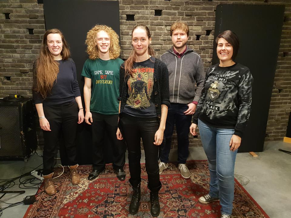 Starting today until Friday we'll reveal a guest musician each day who contributed to the album.
And we start off with the choir. You might have seen a glimpse of them already.
They certainly alleviated several of our songs to a higher level! 
A big thank you to all of them!