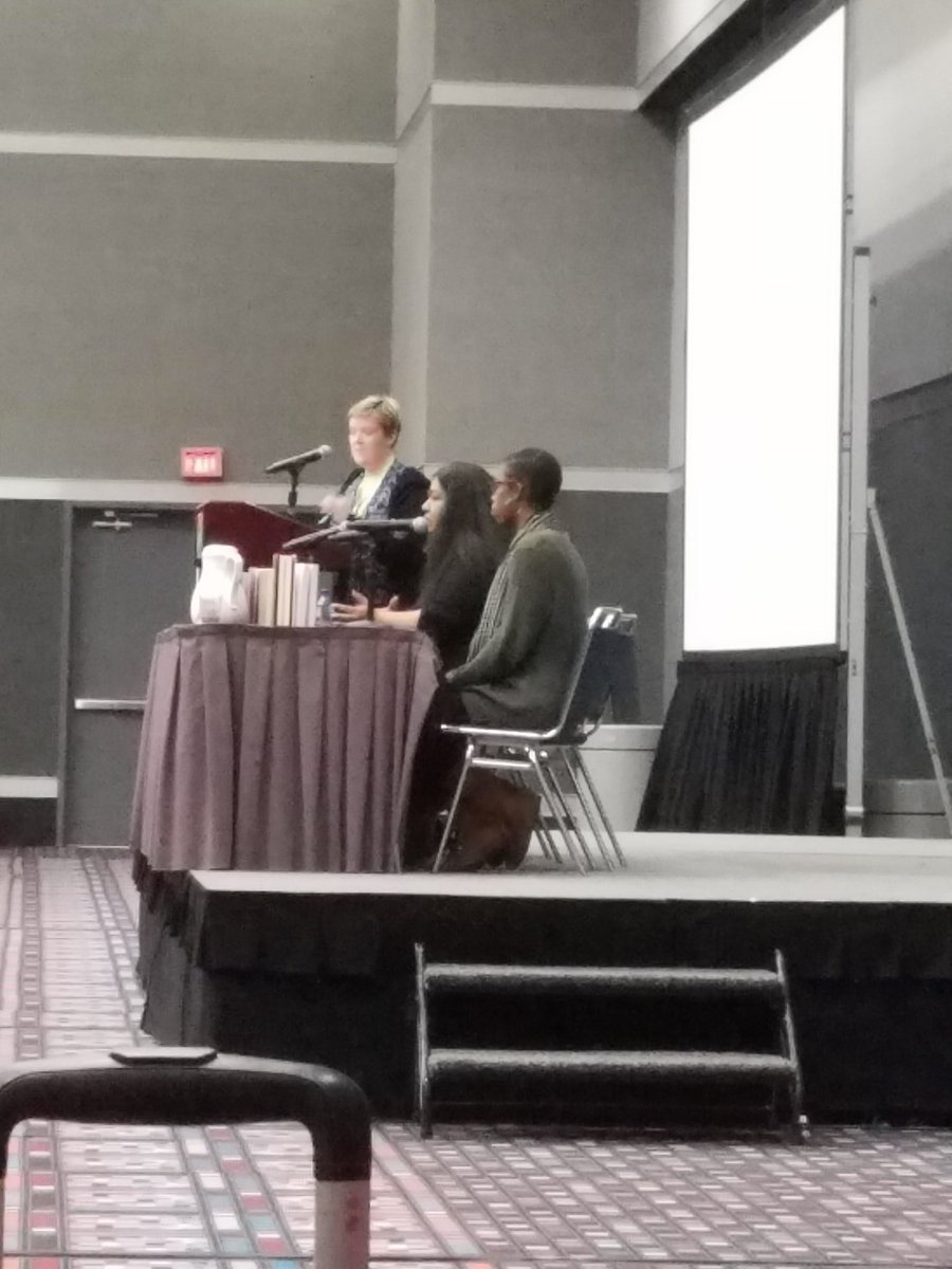 smenonbooks's tweet photo. Lovely panel at #alan2018 about love against the odds! @Sabina_Writer killing it. 😊💜 https://t.co/9kBR8vhaW6