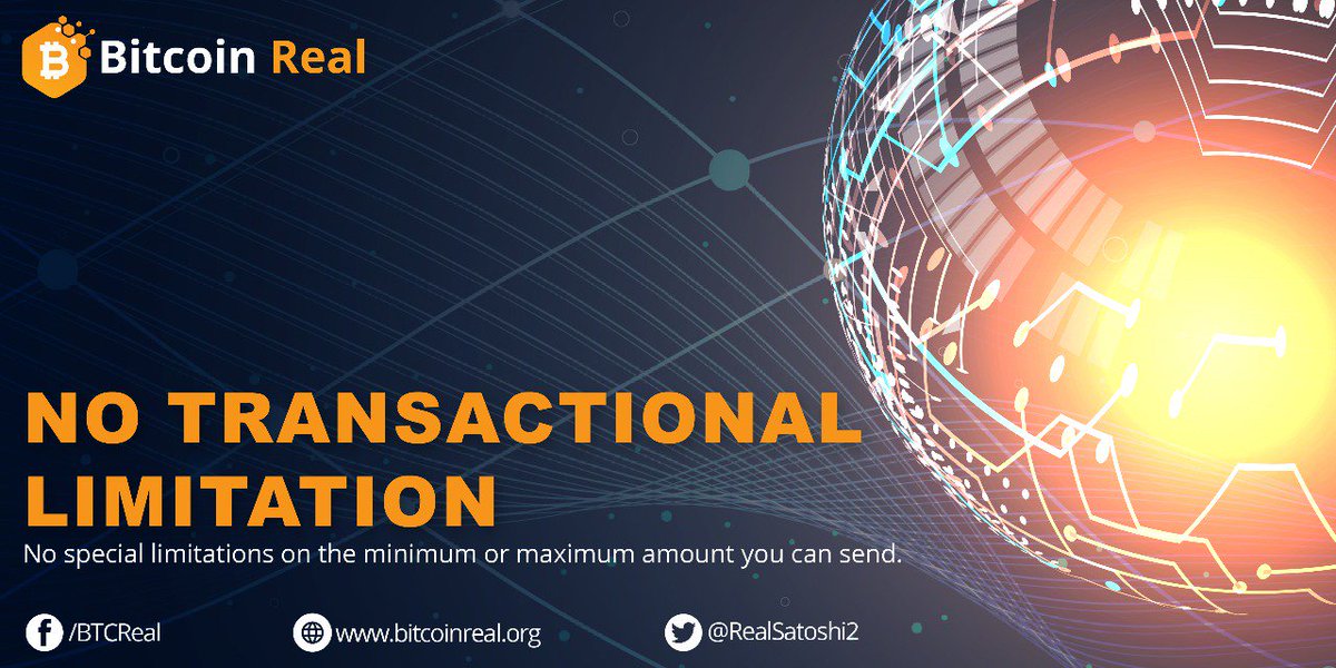Bitcoin Real (BR) provides almost instant transactions with no transactional limits providing a hassle-free virtual currency for all users to enjoy.

#BR #CryptoCurrency #Transaction #Investment #FollowUS
