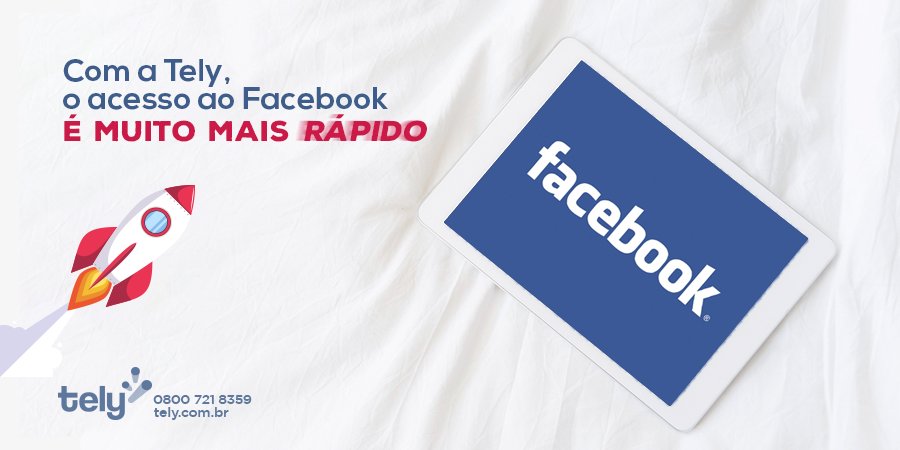 somosmaistely's tweet photo. Saiba que os dados do Facebook estão presentes em nossa rede, o que faz seu acesso ao Facebook ser muito mais rápido. #VemPraTely navegar na velocidade da luz (Fibra Óptica). #SomosMaisTely #Tely #InternetFibraOptica https://t.co/MIjcswRI3Y