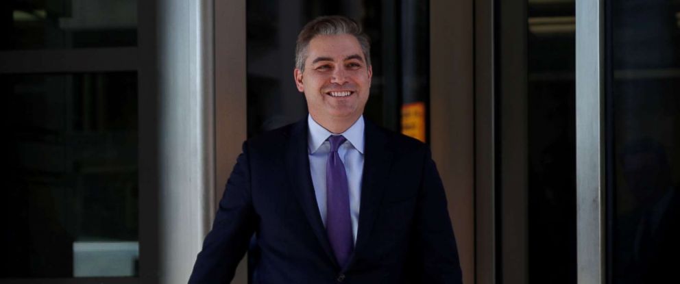 ABCPolitics's tweet photo. The Trump White House says it is dropping its effort to suspend the press pass belonging to CNN reporter Jim Acosta but outlines a set of rules that "may result in suspension or revocation" of a journalist's press pass if they aren't followed https://t.co/TkDW8lqhAA https://t.co/IApRSSoP6b