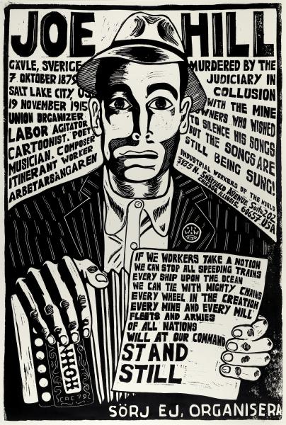 pghDSA's tweet photo. 103 years ago today, Joe Hill, organizer, musician, and poet was executed by the police and judges of Utah at the direction of the mine owners and other capitalists who his art &amp; organizing threatened. #OTD https://t.co/UDq9zrO0o0