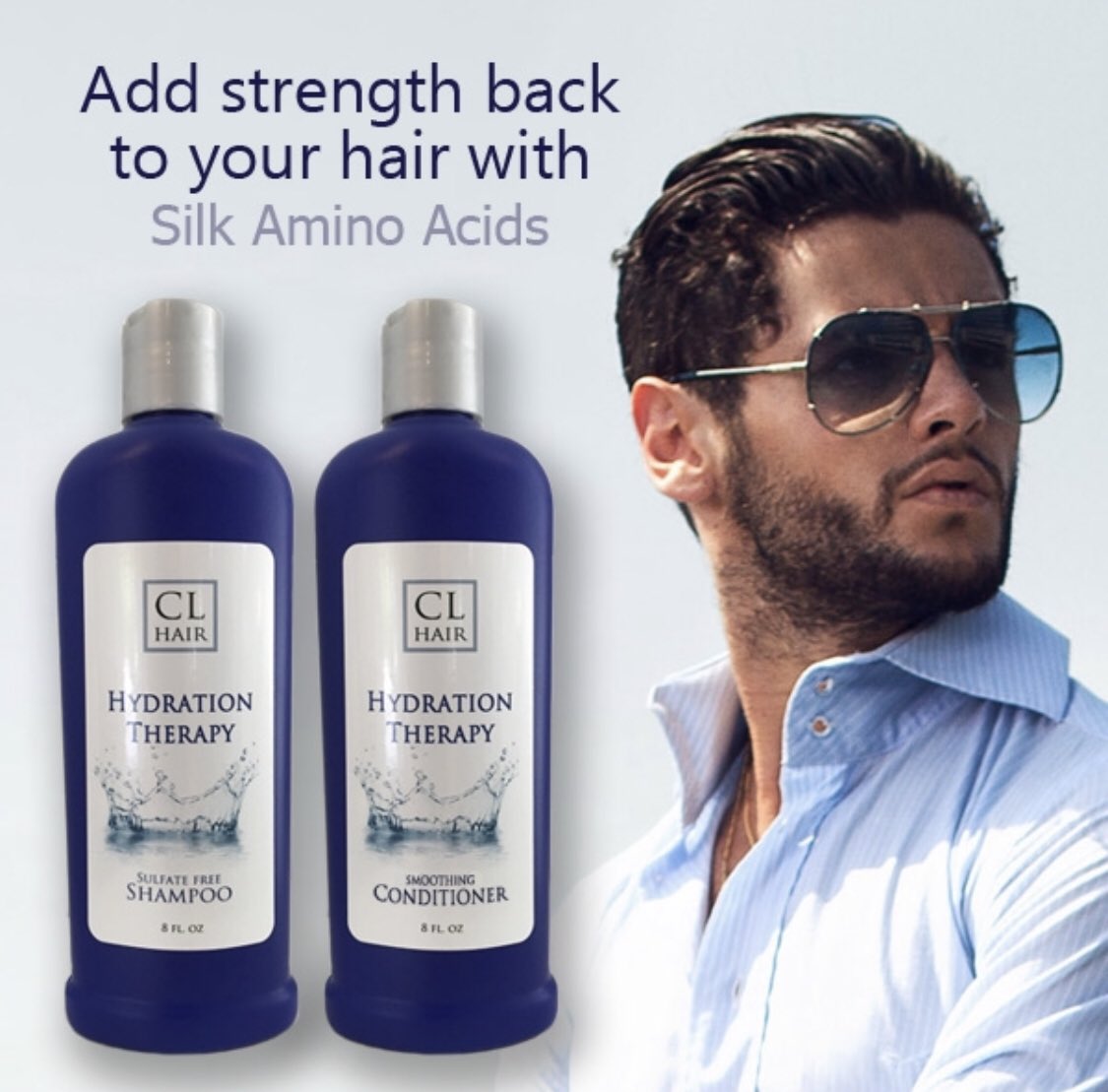 CLforMen's tweet image. It’s the season for my hair to dry out. My go to hydration shampoo and conditioner is Hydration Therapy!