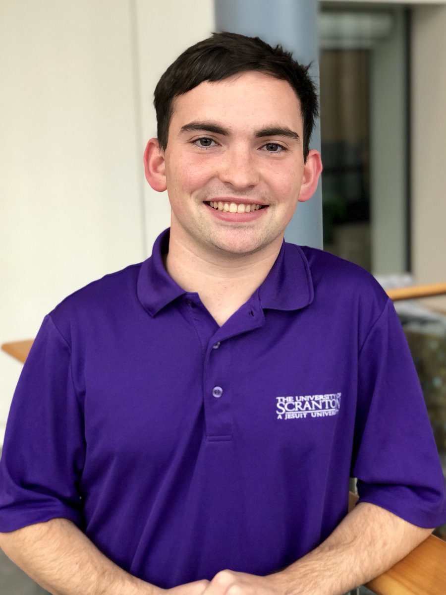 UofSAdmissions's tweet photo. Say hi to Joseph β20! π Our tour guide of the month is a junior health administration major from New Providence, New Jersey. βMy advice for future students who are considering @univofscranton is to prepare yourself to instantly feel a part of the community.β #ScrantonStudents https://t.co/NndfiF6ux9