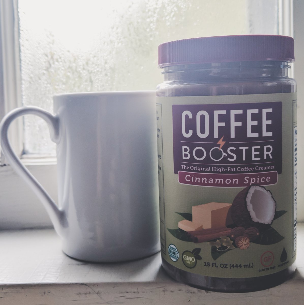 Rainy days with Coffee Booster 🌧
.
.
.
#rainyday #rainydays #iamcozy 
#morningcoffee #butfirstcoffee #supplement #iamwellandgood #ketocommunity #paleocommunity #ketofriendly #healthyfats #healthycalories #coffeebooster #allnatural #coconuts #grassfed