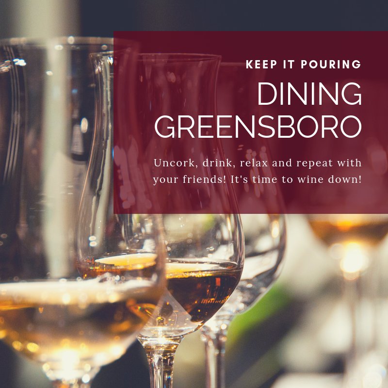 Stop by the bar and enjoy a glass of wine with you friends . . . you deserve it! 🍷