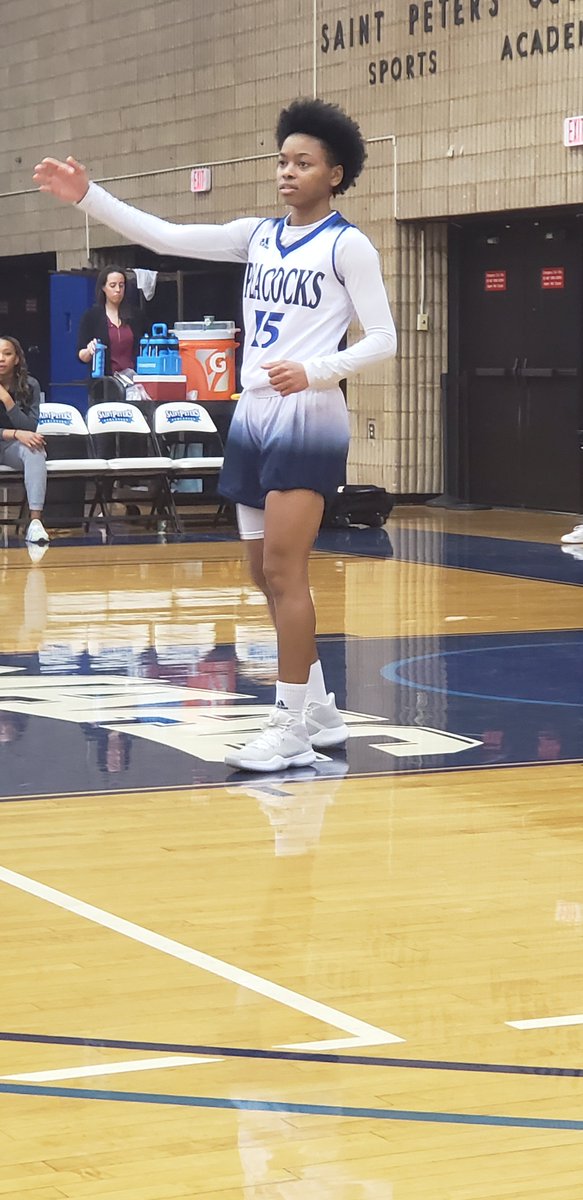 NJLadiesHoops's tweet photo. Freshman phenom Briyanah Richardson of @PeacocksWBB has blind sided the NJ basketball success w/her achievements so far under the guidance of coach @mitch_marc .  Recruited initially to D3 FDU by Coach, she was invited by him to step up 2 levels to D1 SPU - WOW! @matawan_g_bball https://t.co/l0Lk5vPa1A