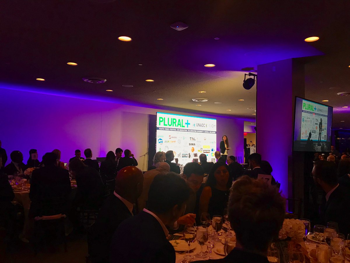 Wrapping up a busy and thought provoking day at the 8th <a href="/UNAOC/">UNAOC - United Nations Alliance of Civilizations</a> Global Forum with the <a href="/Pluralplus/">PLURAL+ Youth Video Festival</a> Gala Dinner, celebrating 10 years of partnership in providing youth with a platform to showcase their creativity. <a href="/AFS/">AFS Intercultural Programs</a> <a href="/UNmigration/">IOM - UN Migration 🇺🇳</a>   #Commit2Dialogue