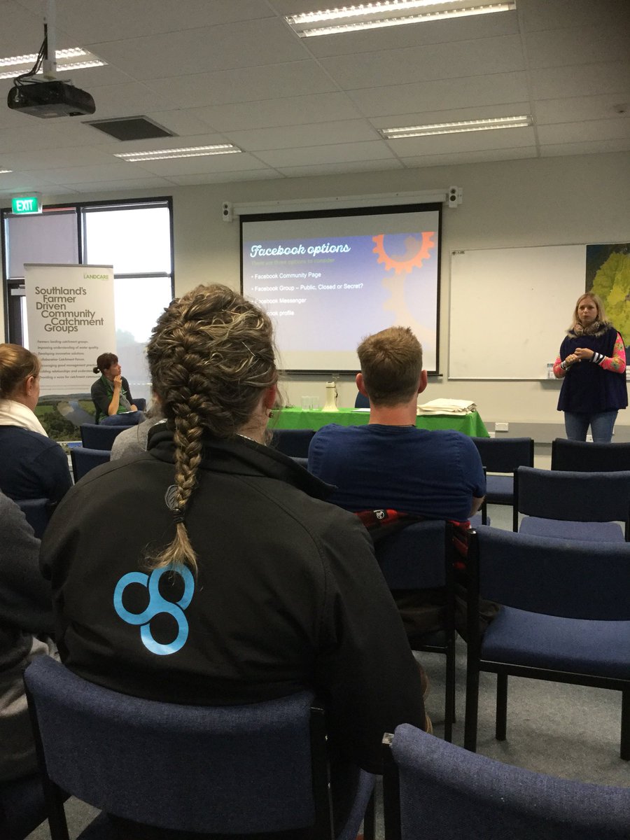 landcaretrust's tweet photo. Media seminar kicks off despite crazy weather and delayed flights! #nzlandcaretrust #catchmentgroups #invercargill #brrrrr https://t.co/pfV5KyRuRf
