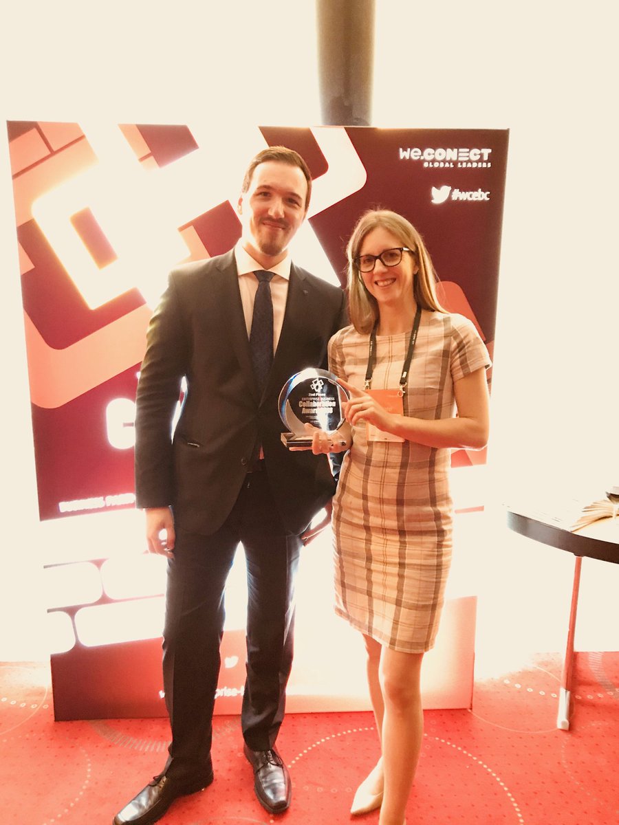 We are sooo excited to have won the 2nd place at #wcebc 🍾🥂Thank you so much to all our travelers on our Journey to #SocialCollaboration ⁦<a href="/PULSPowerSupply/">PULS Power Supply</a>⁩ <a href="/HagenSchorsch/">Hagen Schorsch</a>