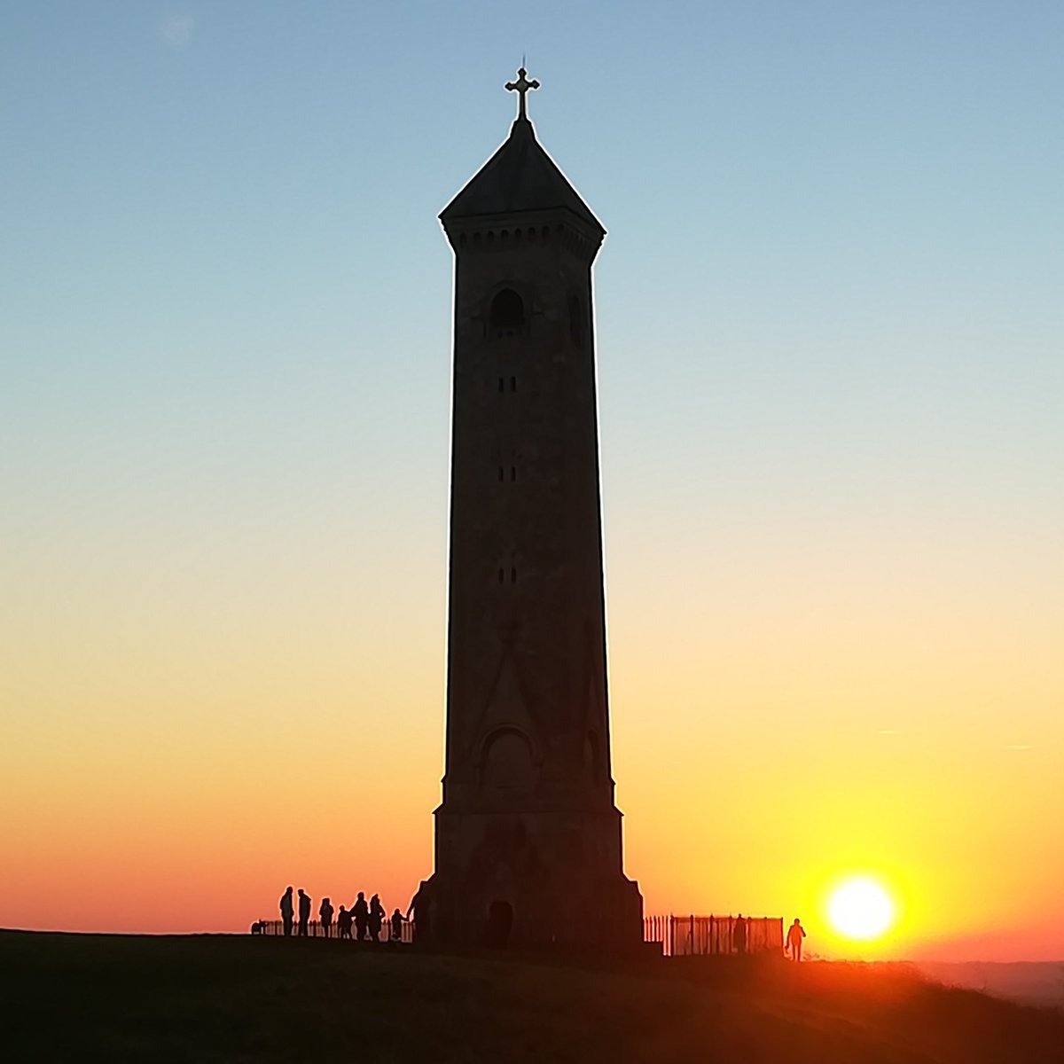 The most beautiful afternoon walk yesterday up to the Tyndale Monument