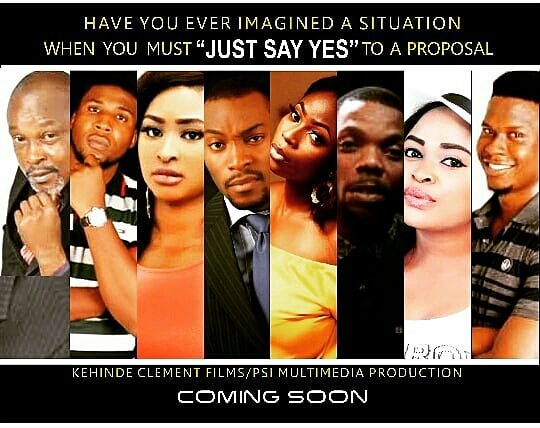 paulomoruyi1's tweet photo. JUST SAY YES....Coming soon from the producers of #menintrouble a film directed by @paulomoruyi1 starring @EtinosaIdemudia @seunakindele @sambasaofficial @BolajiOgunmola #justsayyes #justsayyes the movie https://t.co/Vl377QZLjc