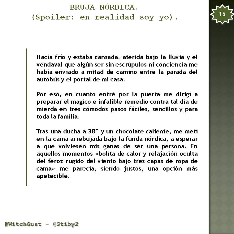Stiby2's tweet photo. #WitchGust Día 15. Bruja nórdica (no voy a decir que lo sienta, ha sido wonderfull tarde perdida en ser una bolita) https://t.co/dzBSo3t93u