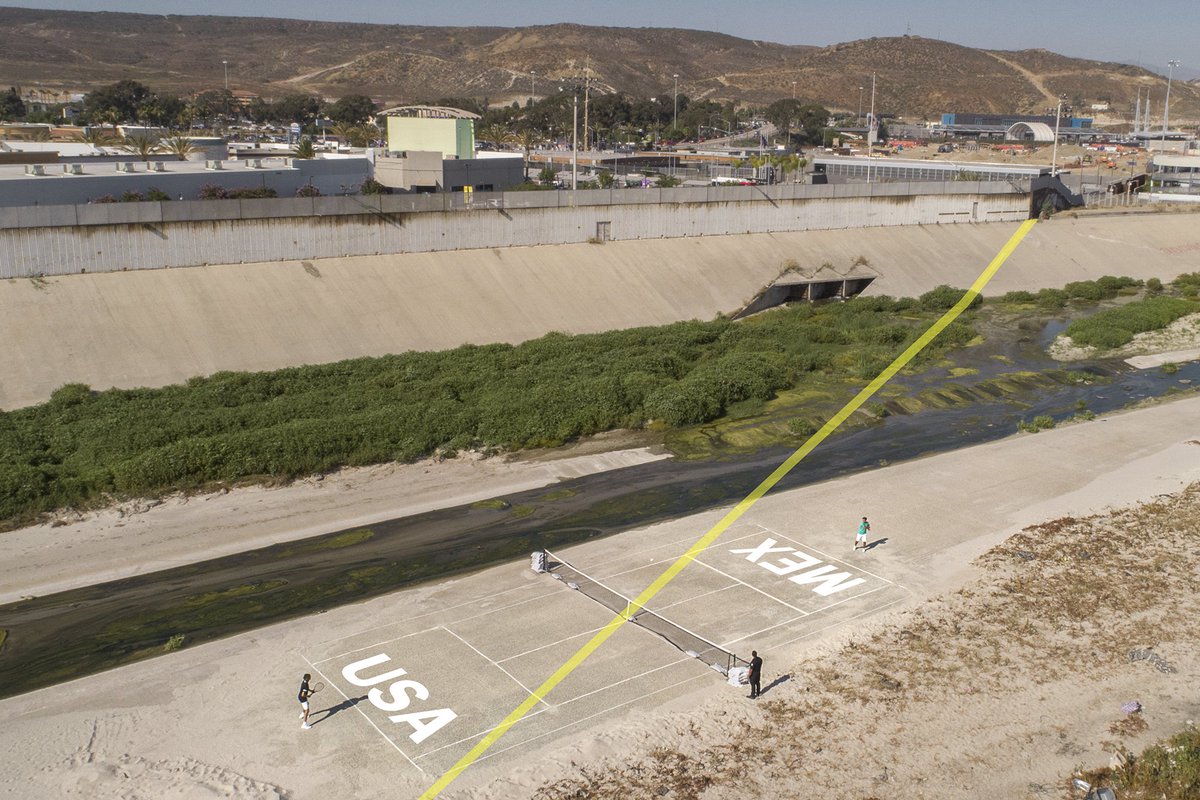 thymann's tweet image. Playing tennis across the Mexican and US border...YES it sounds crazy. But that is what I did and filmed for Stockholm brand @bjornborg 

#Stockholm 
klausthymann.com/projects/bjorn…