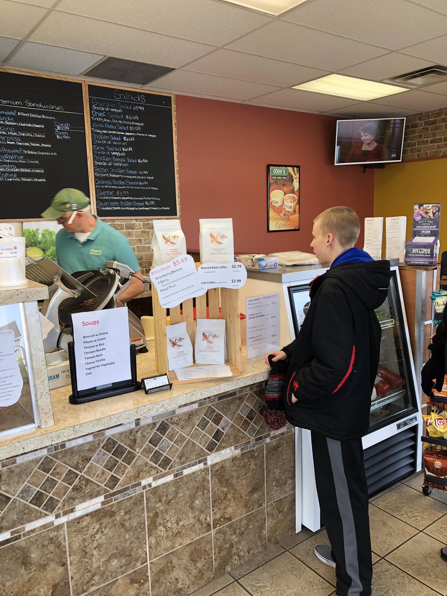 HallDEEDs's tweet photo. We grabbed lunch to go today from Obee's sub shoppe - Spring Valley! Thank you so much Obee’s for our free 5 inch subs! We love cleaning at your business and appreciate your support and donation! #communityintegration #choosetosupport #shoplocal https://t.co/9Ouc6wkqwM