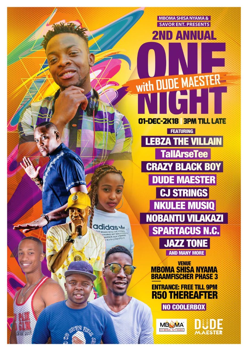 DudeMaester1's tweet photo. One night with me Dude Maester 🔥🙌 @BoySa  @TallArseTee @LebzaTheVillain @VilakaziNobantu @Geothazmars @DudeMaester1 https://t.co/gJA312GJOL