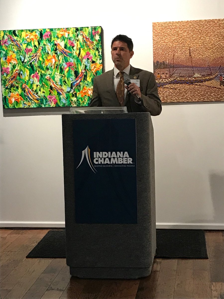 mlawranc's tweet photo. Sen. Rod Bray is articulating his vision as he advances to lead the IN Senate as its President Pro Tempore. It is in good hands! https://t.co/CVy8MhFjSc