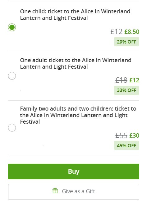 PatReform's tweet photo. @lb_southwark @Southwark1869 Before y'all wet ya'selves in congratulations for striking a 25% discount for all borough residents on AliceInWinter tickets, the internet managed to negotiate a 45%-29% discount for everyone else. 
Southwark residents are being ripped-off ! https://t.co/7YkXXzDRRr
