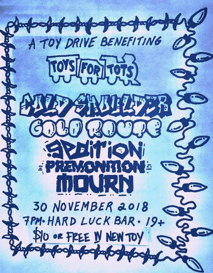Everyone needs to roll to this one. Great bands for a great cause, what more could you want???