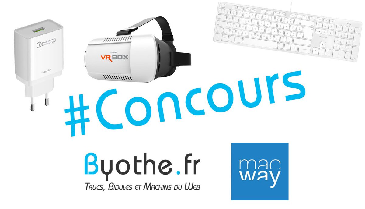 Byothe's tweet image. Super #Concours High-Tech pour le Black Friday avec MacWay !
buff.ly/2A7DGga