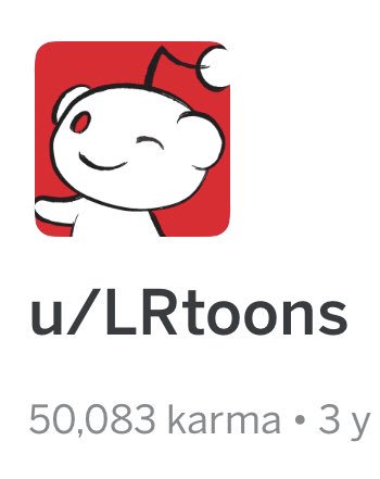 LRxword's tweet image. This is the cartoon that took me past the 50k mark in @reddit karma. #meaningless #internetpoints