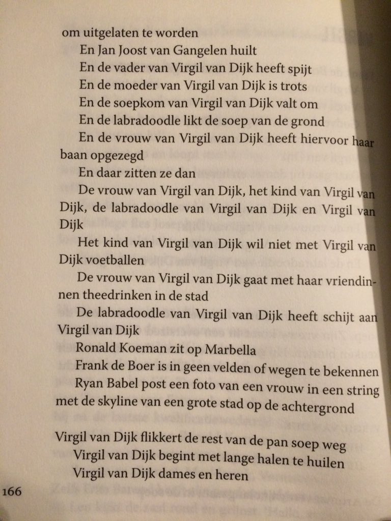 Fcteamedgar's tweet photo. Virgil van Dijk, dames en heren! #duined 
 
(Uit: Mindere Goden, door de geweldenaar @teddytops) https://t.co/fwBSBDLLbm