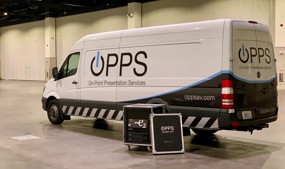 This cold weather calls for loading the truck inside at Rhode Island Convention Center where we just wrapped up another series of events with our <a href="/Barco/">Barco</a> E2 system